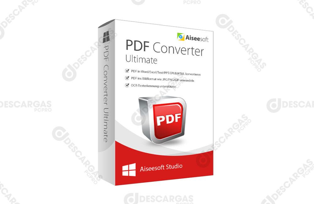Aiseesoft PDF Converter Ultimate v3.3.62, Convertir archivos PDF a otros Formatos